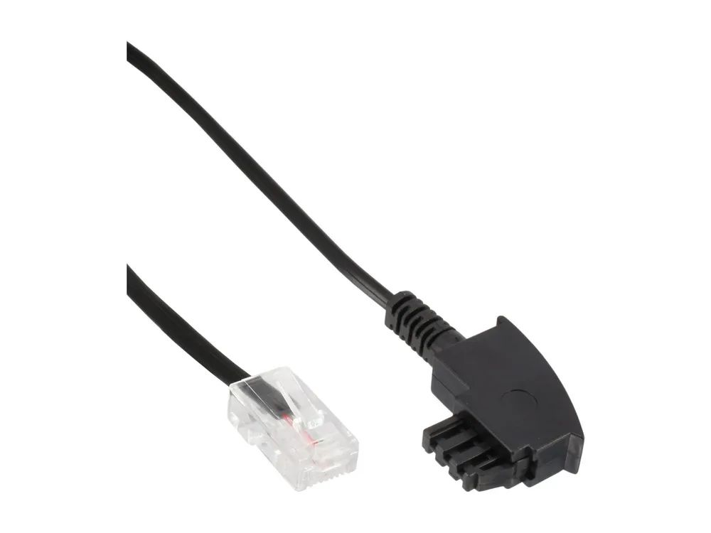 InLine TAE-F Kabel für DSL-Router - TAE-F Stecker an RJ45 8P2C - 0,5m