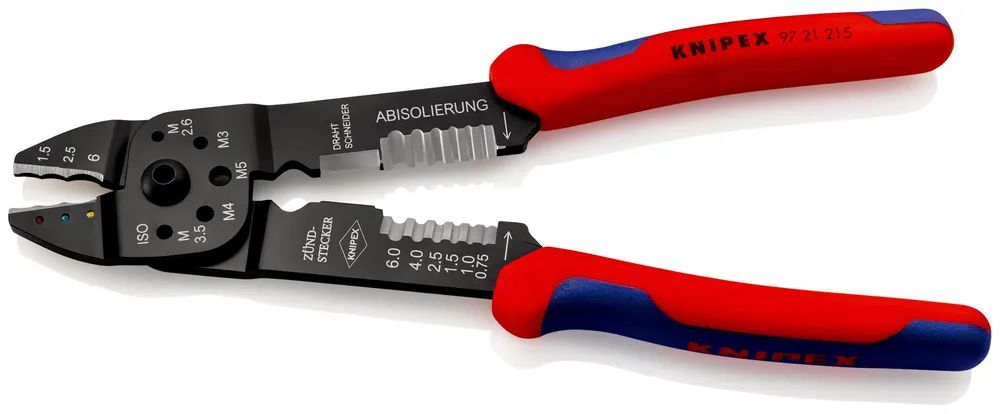Knipex BRÜNIERT 2-K 230 MM / KNIPEX CRIMPZANGE 97 21 215