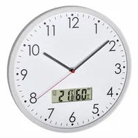 TFA 60.3048.02 - Wand - Digitale Uhr - Rund - Weiß - Kunststoff - Glas