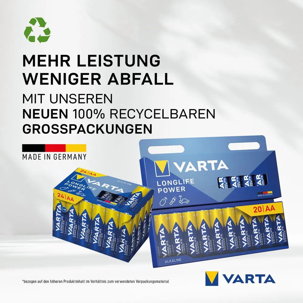 VARTA LONGLIFE Power AA Cube 24