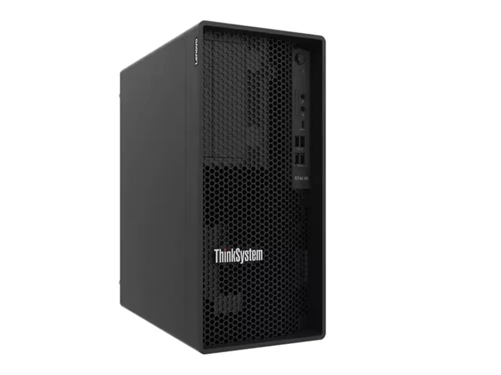 Lenovo ThinkSystem ST45 V3 7DH5 - Server - Tower - 1-Weg - 1 x EPYC 4464P / 3.7 GHz - RAM 32 GB - nicht Hot-Swap-fähig 8.9 cm (3.5")
