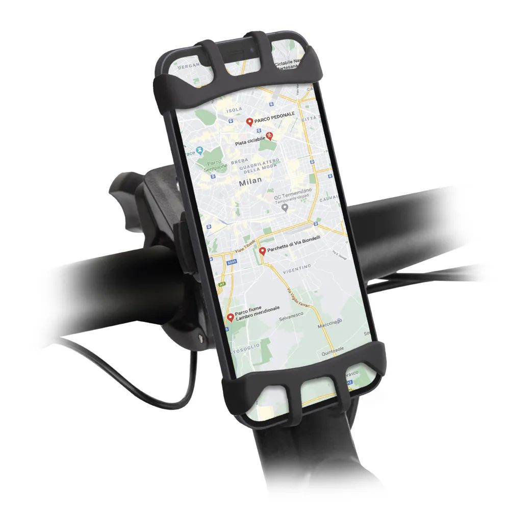 SBS Smartphone Fahrradhalterung flexibel aus Silikon, 360° drehbar