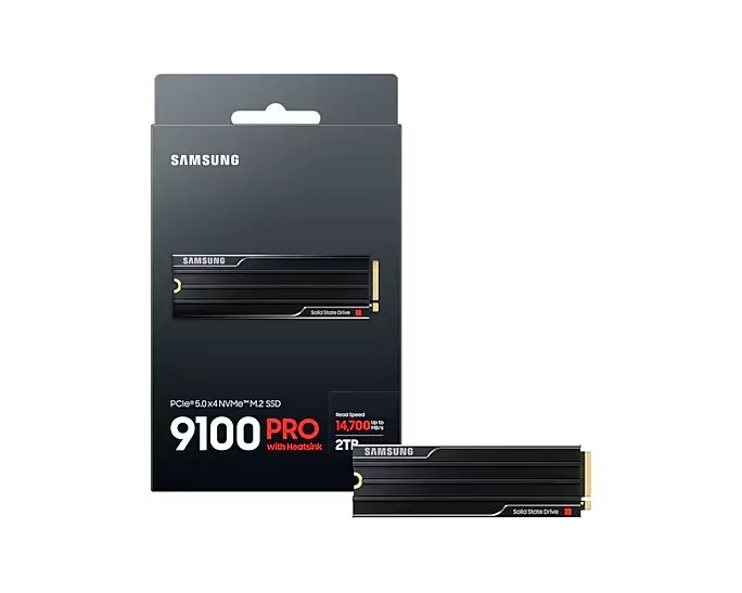 Samsung 9100 PRO MZ-VAP2T0 - SSD - verschlüsselt - 2 TB - intern - M.2 2280 - PCI Express 5.0 x4 (NVMe)