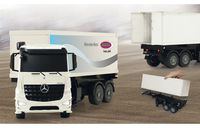JAMARA Mercedes Benz Arocs - Lastwagen auf der Straße - Elektromotor - 1:20 - Betriebsbereit (RTR) - Weiß - Junge