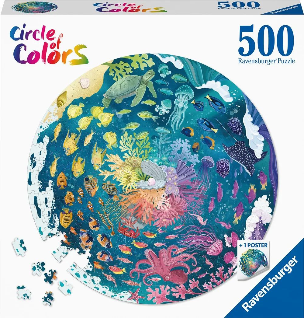 Ravensburger Verlag GmbH Pz.Circle of Colors Ocean&Submarine 500T