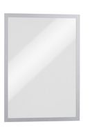 Durable DURAFRAME MAGNETIC - Dokumentenhalterung - für A3 - magnetisch - metallisch silber (Packung mit 5)