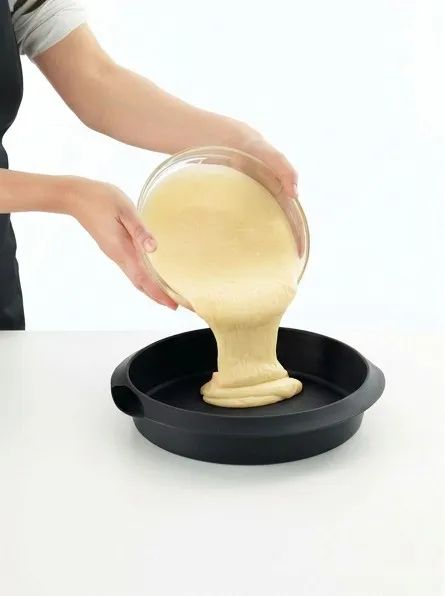 Lékué Runde Kuchenbackform 26 cm - Black