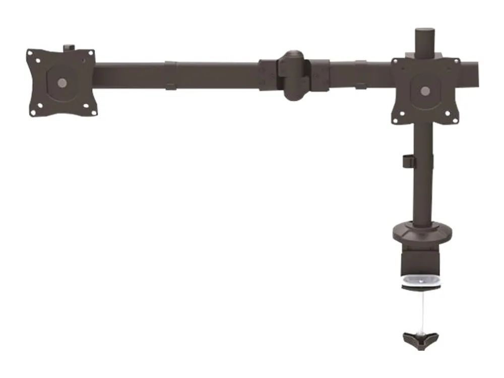 StarTech.com Dreifach Monitorarm für Surround Setup - Unterstützt 3 monitore bis zu 24" - Werkzeuglose Höhenverstellung - Verstellbarer Arm - für 3 Monitore - massiver Stahl - Bildschirmgröße: 33-61 cm (13"-24")