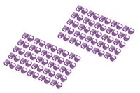 DIGITUS Kabelclips mit Farbcodierung - für Patch-Kabel - violett, RAL 4008 (Packung mit 100)