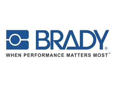 Brady Corporation Brady ToughBond Series - Polyester - glänzend - permanenter Acrylklebstoff - 101,6 Mikron - Schwarz auf Weiß - Rolle (2,54 cm x 7,62 m)
