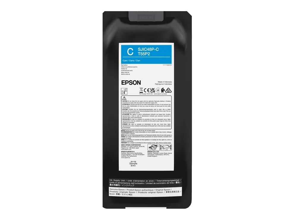 Epson T55P2 - 480 ml - Cyan - original - Box