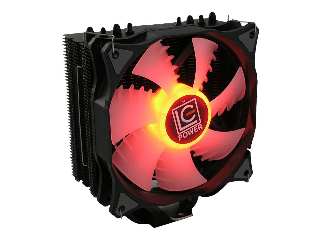 LC-Power Cosmo Cool LC-CC-120-RGB - Prozessor-Luftkühler - (für: LGA775, LGA1156, AM2, AM2+, LGA1366, AM3, LGA1155, AM3+, LGA2011, FM1, FM2, LGA1150, LGA2011-3, LGA1151, AM4, LGA2066)