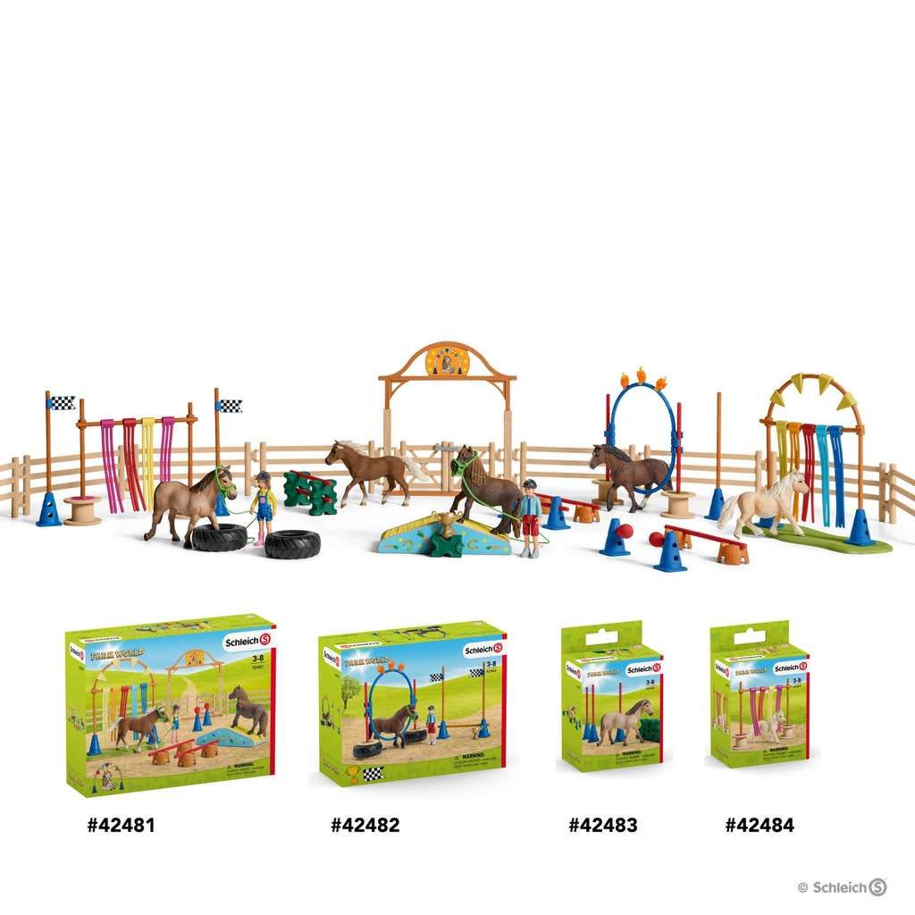 Schleich Pony Agility Training