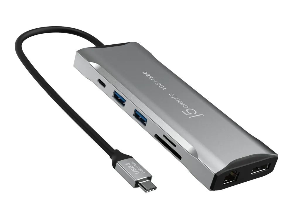 j5create JCD397-N - Mini-Dock - USB-C / USB4 / Thunderbolt 3 / Thunderbolt 4