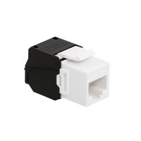 LogiLink NK4066 - Flach - Schwarz - Weiß - RJ-45 - RJ-45 - Weiblich - Weiblich