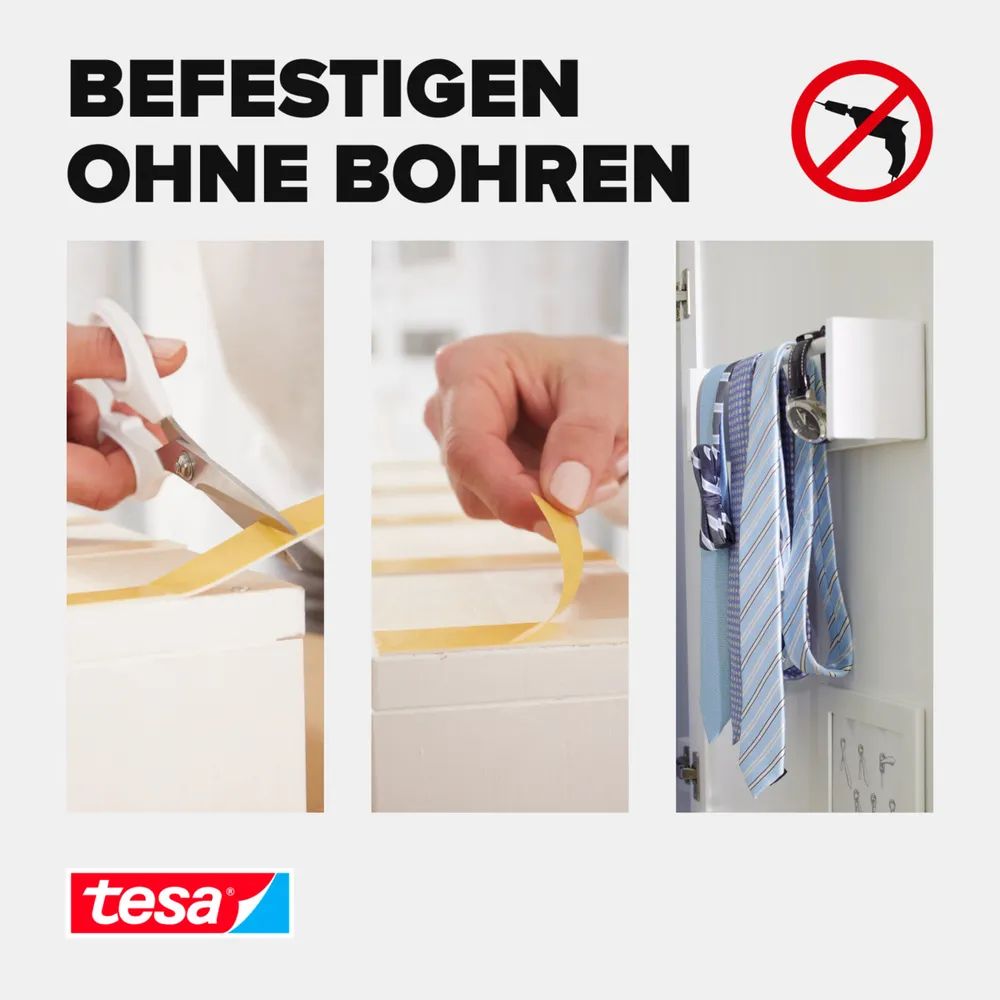 tesa® Universalklebeband – 15 m x 25 mm – stark haftend für Reparatur & Verpackung