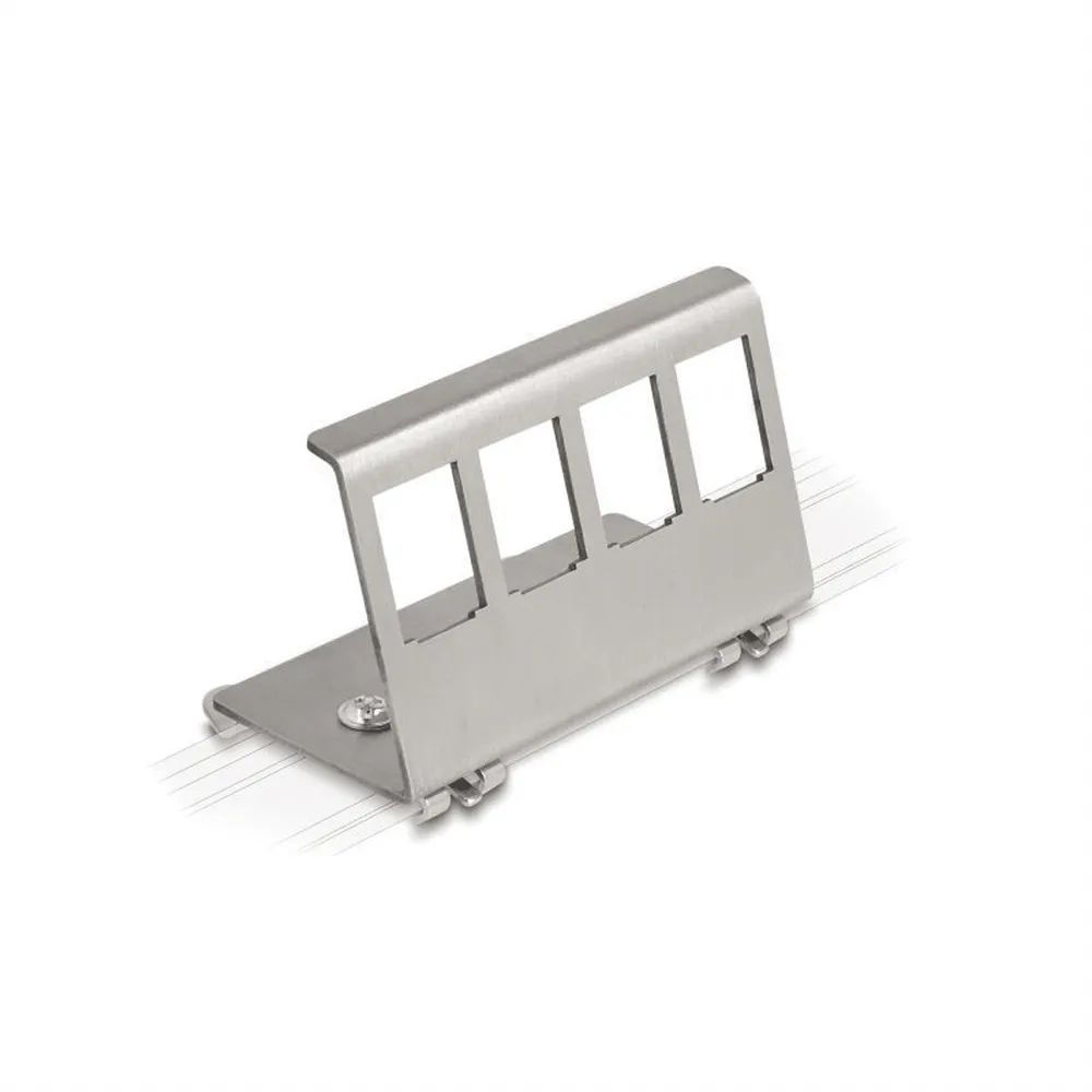 VALUE Hutschienen-Adapter unbestückt, für 4 Keystones