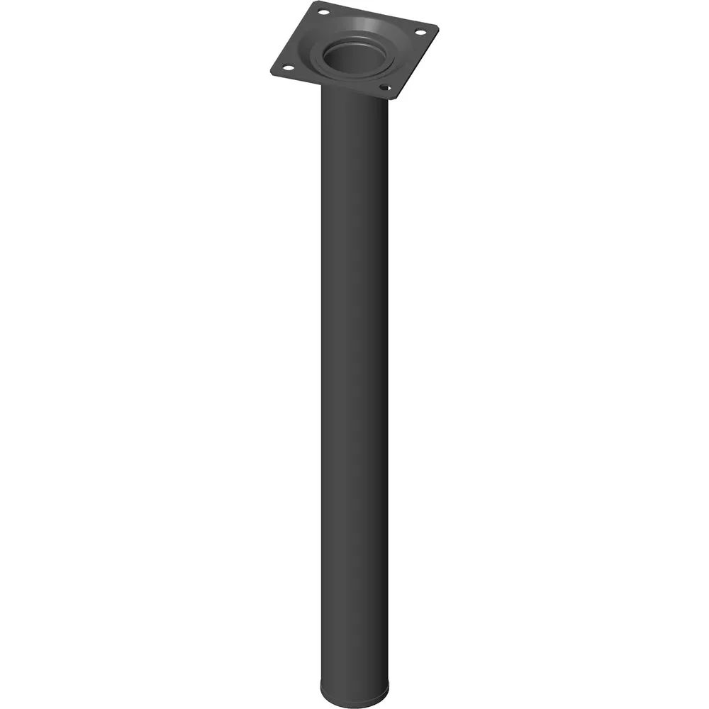 alfer® Austria GmbH  ELEMENT SYSTEM Möbelfuß Rundrohr ø 30 mm, Länge 400 mm, Stahl schwarz