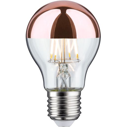 Paulmann LED LAMPE 680LM E27 827 6,5W / PAULMA KOPFSPIEGEL KUPFER 28671