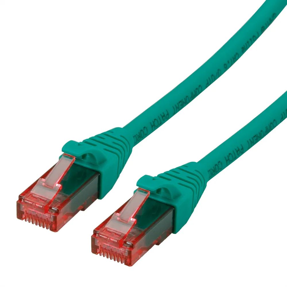 ROLINE Patchkabel Cat.6 UTP, Component Level, LSOH, grün, 1,5 m