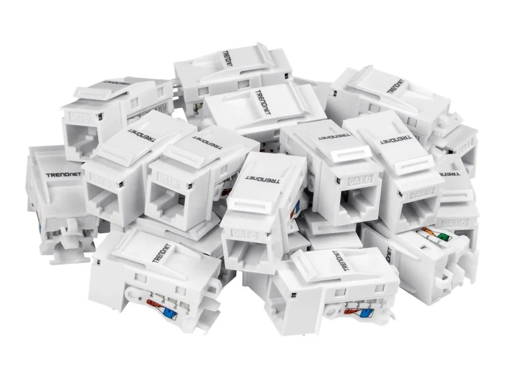 TRENDnet TC-K25C6 - Modulare Eingabe - CAT 6 - TAA-konform (Packung mit 25)