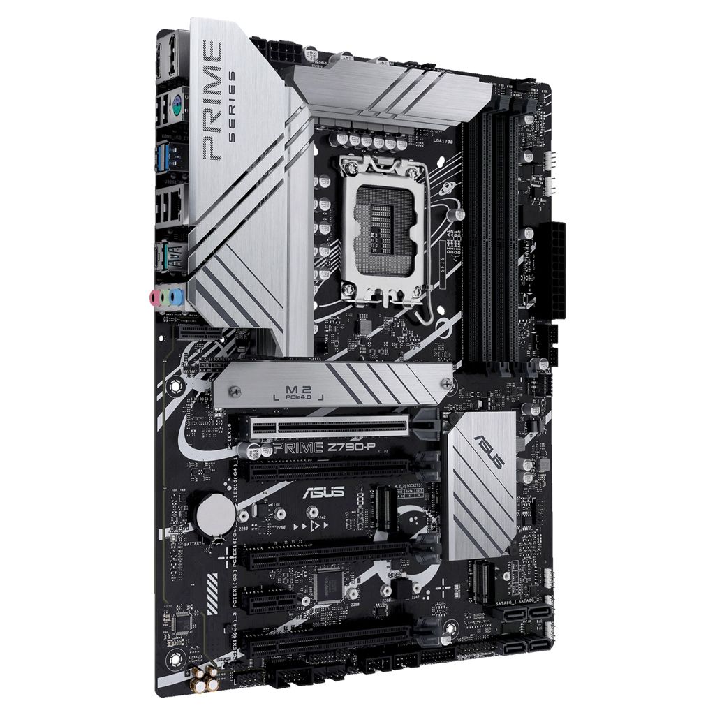 ASUS PRIME Z790-P - Motherboard - ATX - LGA1700-Sockel - Z790 Chipsatz - USB 3.2 Gen 1, USB 3.2 Gen 2, USB-C 3.2 Gen2, USB-C 3.2 Gen 2x2 - 2.5 Gigabit LAN - Onboard-Grafik (CPU erforderlich)