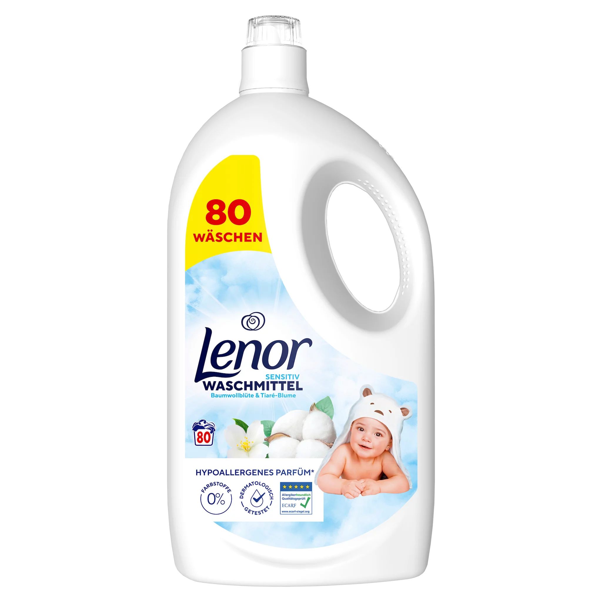 Lenor WM Flüssig Sensitiv 3,6L - 80WL