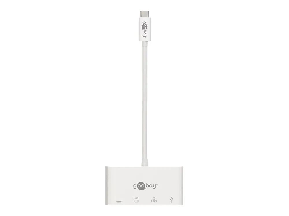Goobay Dockingstation - USB-C - HDMI - 1GbE
