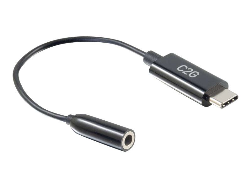 C2G USB C to 3.5mm Audio Adapter - USB C to AUX Cable