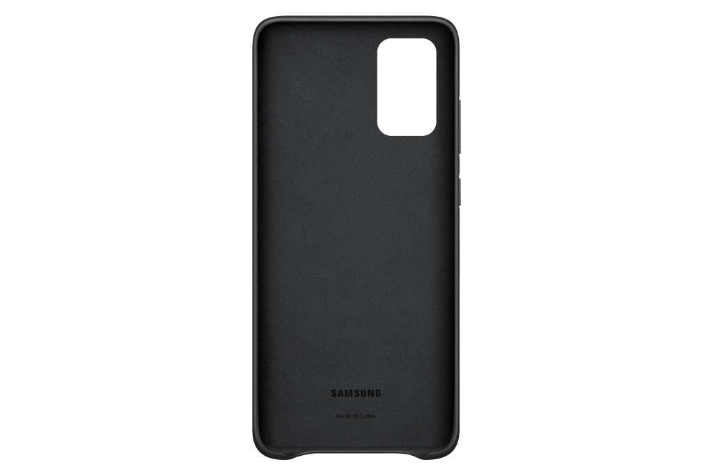 Samsung Leather-Cover "EF-VG985" für Galaxy S20+, Schwarz