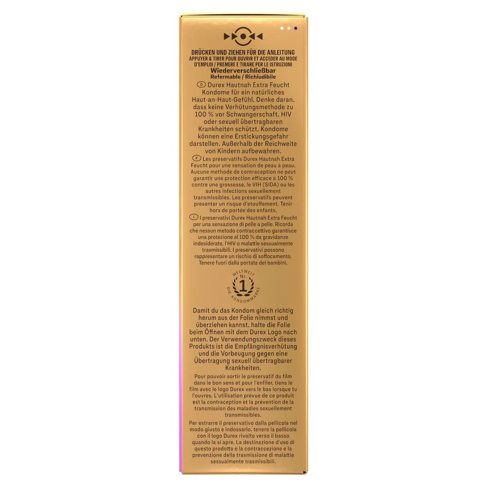 Durex Hautnah Extra Feucht 10er