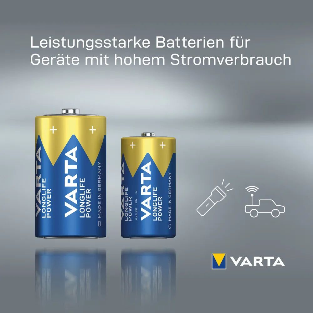 VARTA LONGLIFE Power D Blister 2