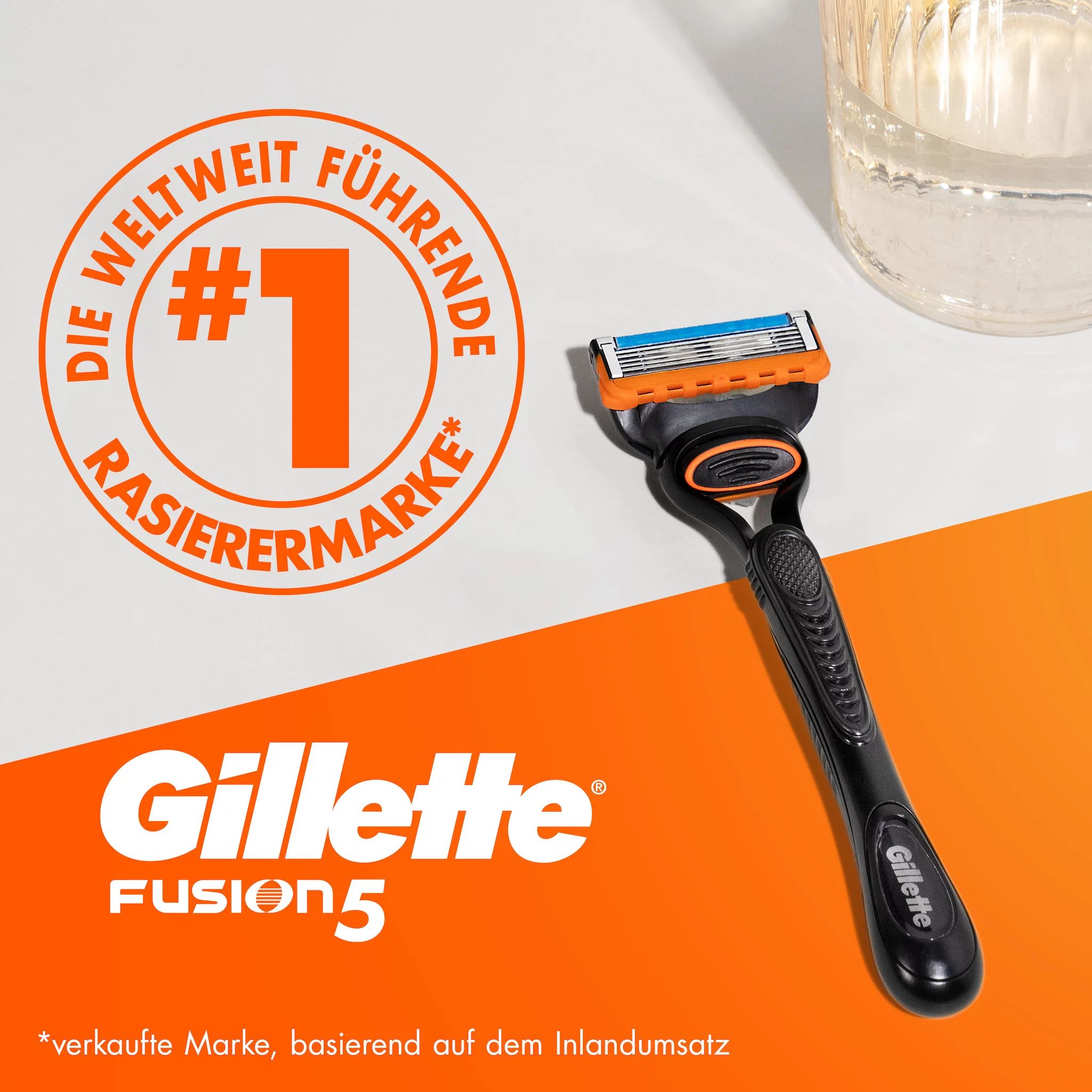 Gillette Fusion5 Rasierapparat mit 1 Klinge