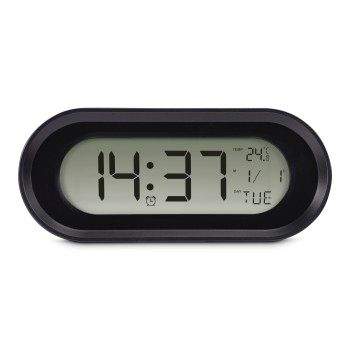 Hama Digitaler Wecker "Samos", LCD, Schwarz