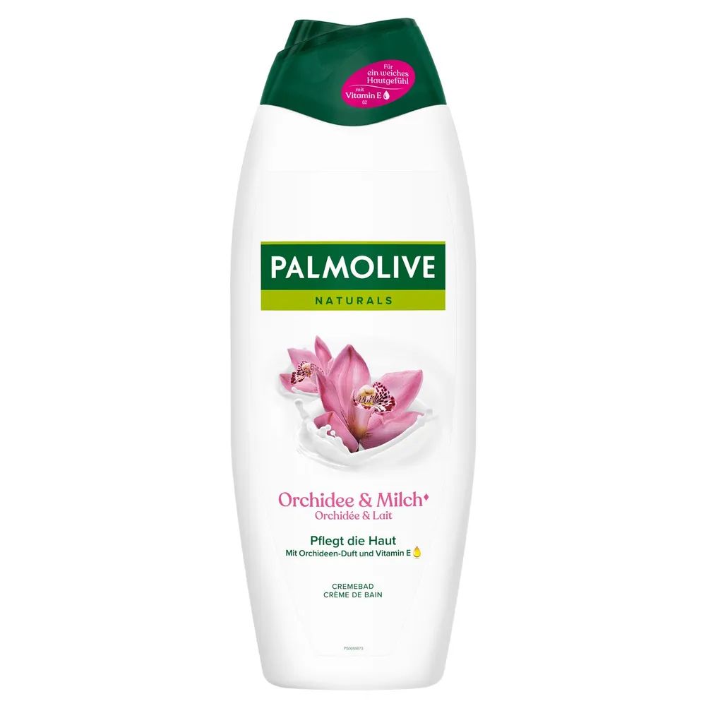 Palmolive Naturals Orchidee & Milch Cremebad 650ml - mit Orchideen-Duft und Vitamin E