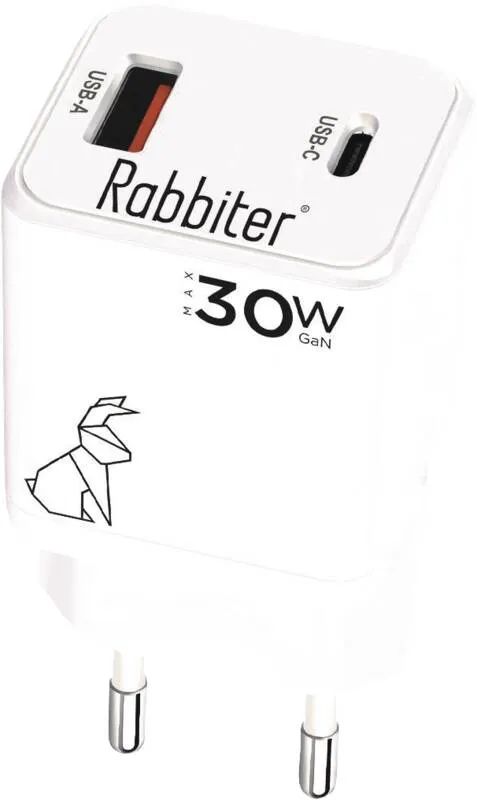 Rabbiter Power 30W Mini Dual-Charger CA