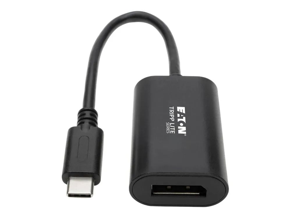 Tripp Eaton Tripp Lite Series USB C to DisplayPort Video Adapter Converter 4K x 2K @ 60Hz, Black, USB Type C to DP, USB-C, USB Type-C 6in