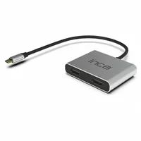 INCA Adapter ITPC-4 Typ C> 2xHDMI 4K30Hz 1xUSB-A 1xUSB-C - Adapter