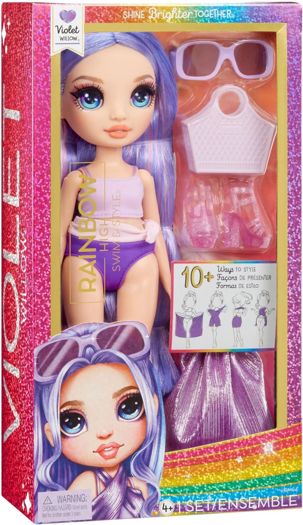 MGA Entertainment Inc. Rainbow High Swim & Style - Violet Purple