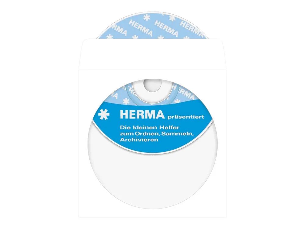 HERMA CD-/DVD-Hülle - weiß