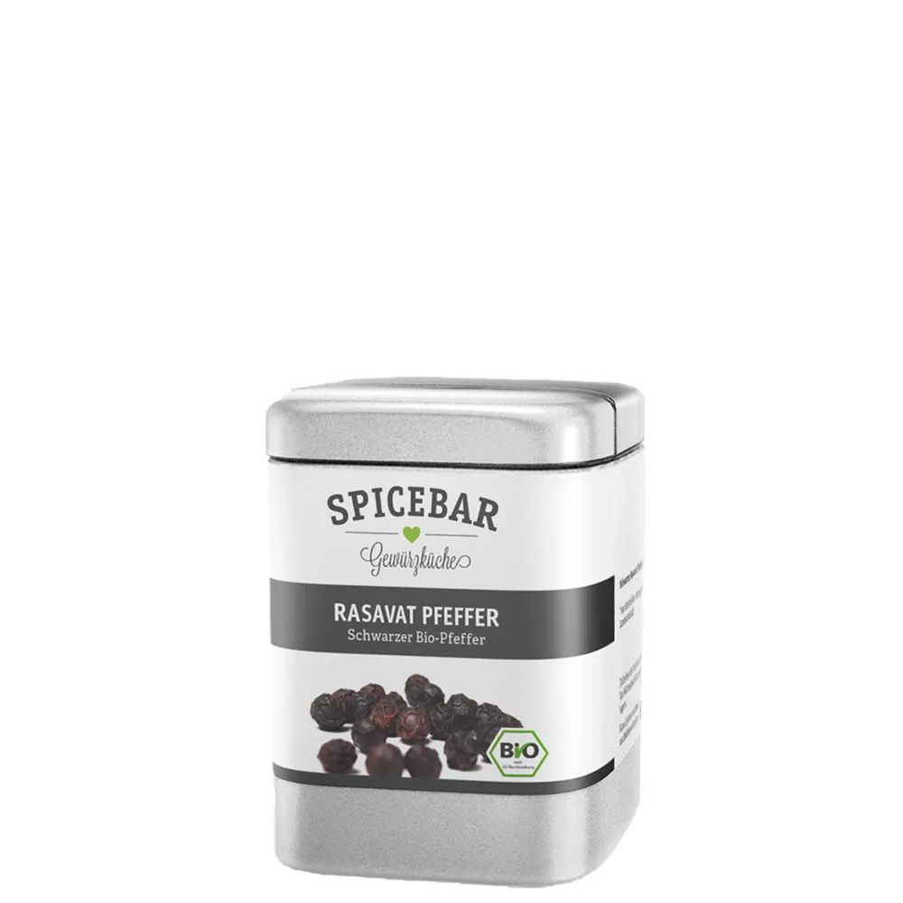 GEFU Spicebar Rasavat Pfeffer, ganz, bio Inhalt 80g