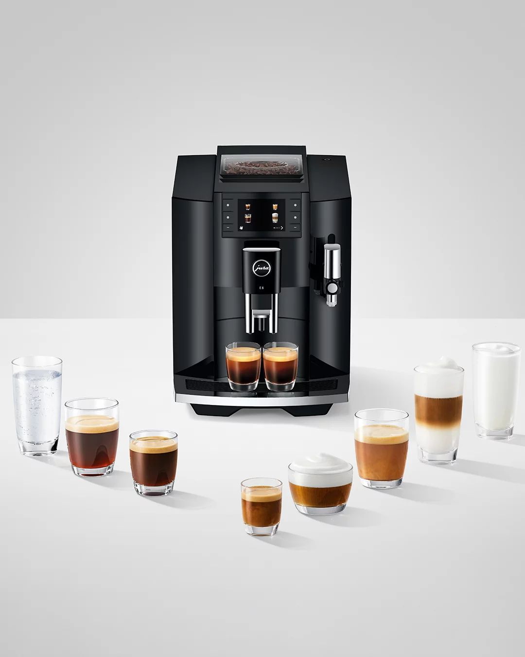 Jura E8 EC, Piano Black