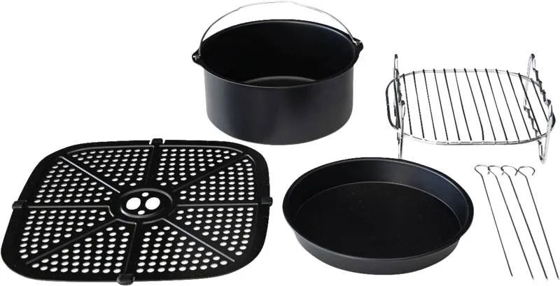 Gastronoma Heißluftfritteuse 8L Schwarz