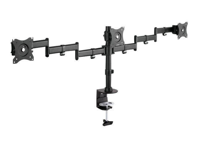 DIGITUS Dreifach Monitorhalter mit Klemmbefestigung