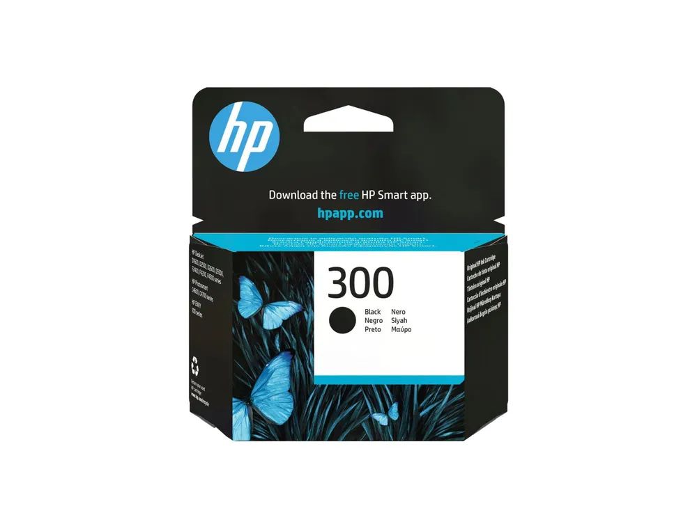 HP 300 - 4 ml - Schwarz - original - Tintenpatrone