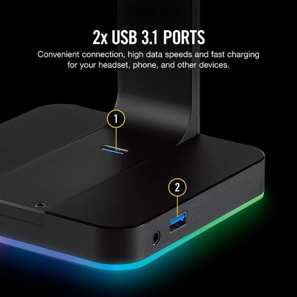 Corsair Gaming ST100 RGB Premium Headset Stand