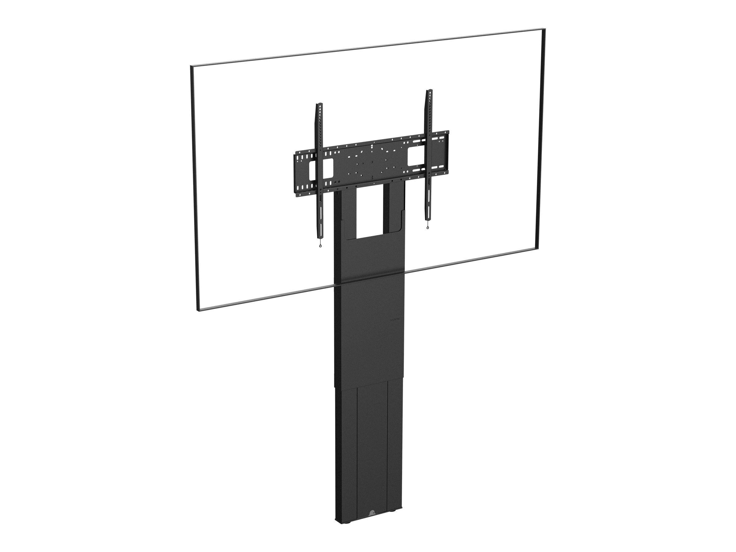 Vision VFM-F51 - Aufstellung - nicht angetrieben - für Flachbildschirm - extra stark - Stahl - mattschwarz - Bildschirmgröße: 120-245 cm (47"-98")