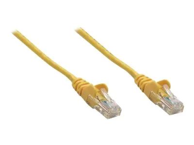 Intellinet Network Patch Cable, Cat6, 1.5m, Yellow, Copper, S/FTP, LSOH / LSZH, PVC, RJ45, Gold Plated Contacts, Snagless, Booted, Polybag - Patch-Kabel - RJ-45 (M)