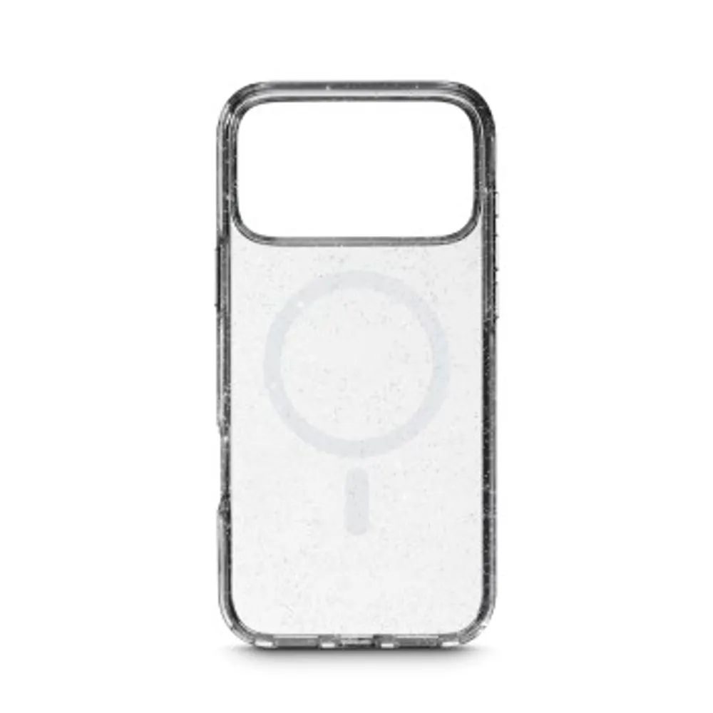 White Diamonds Cover "Mag Glitter" für Apple iPhone 17 Pro Max, Transparent