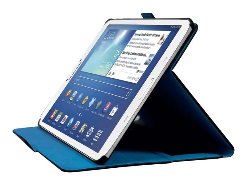 PORT Designs PORT CHELSEA - Schutzabdeckung für Tablet - Polyurethan-Kunstleder - Schwarz - 10" - für Samsung Galaxy Tab 3 (10.1 Zoll)